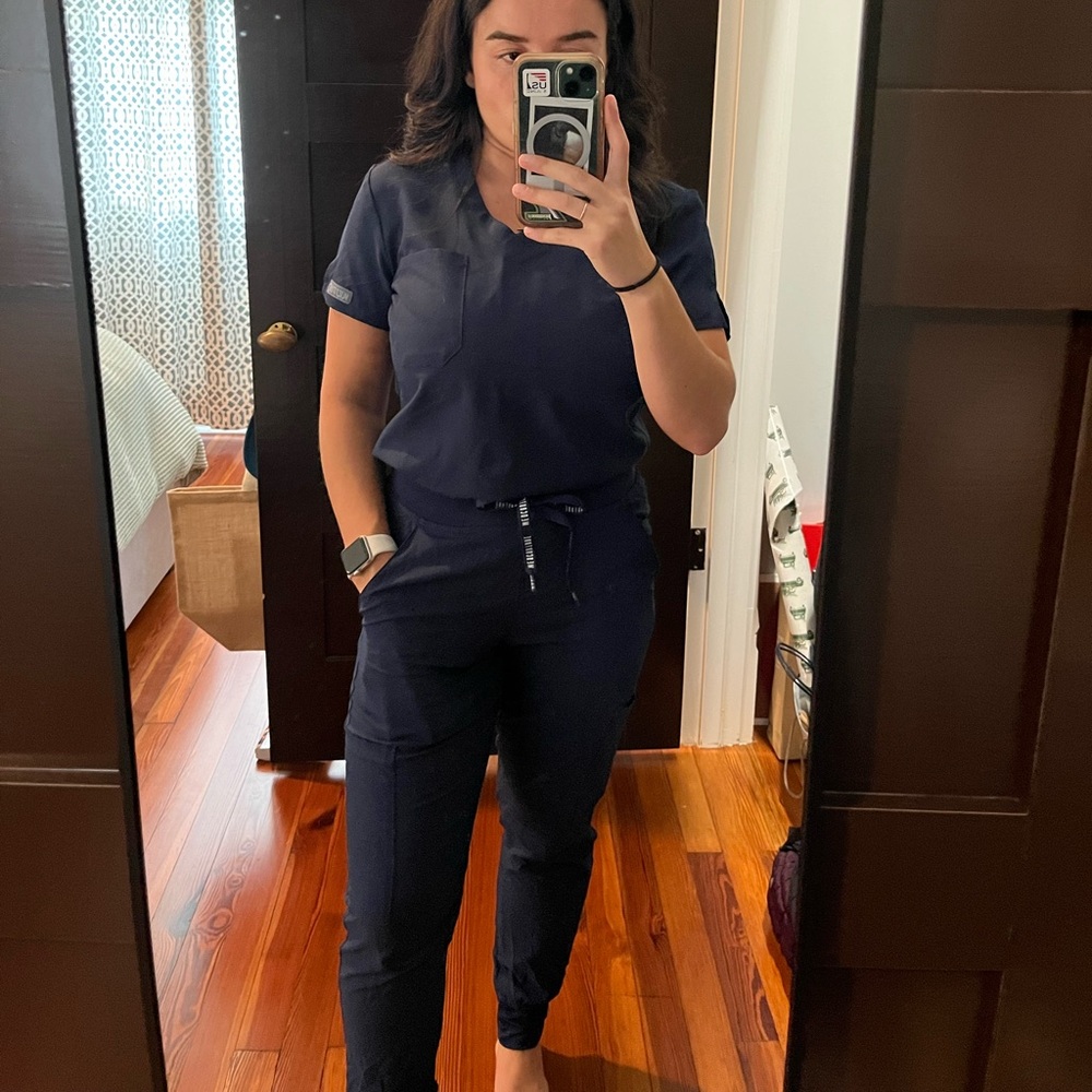 Medcore scrub navy blue set